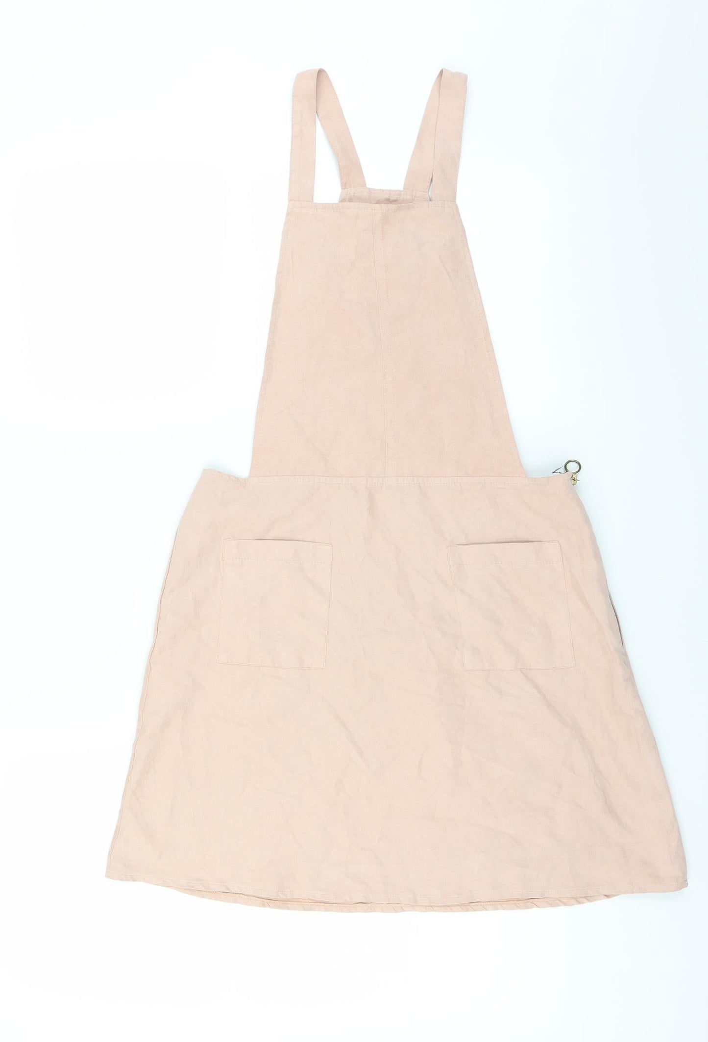 Primark Womens Pink   Pinafore/Dungaree Dress  Size 8