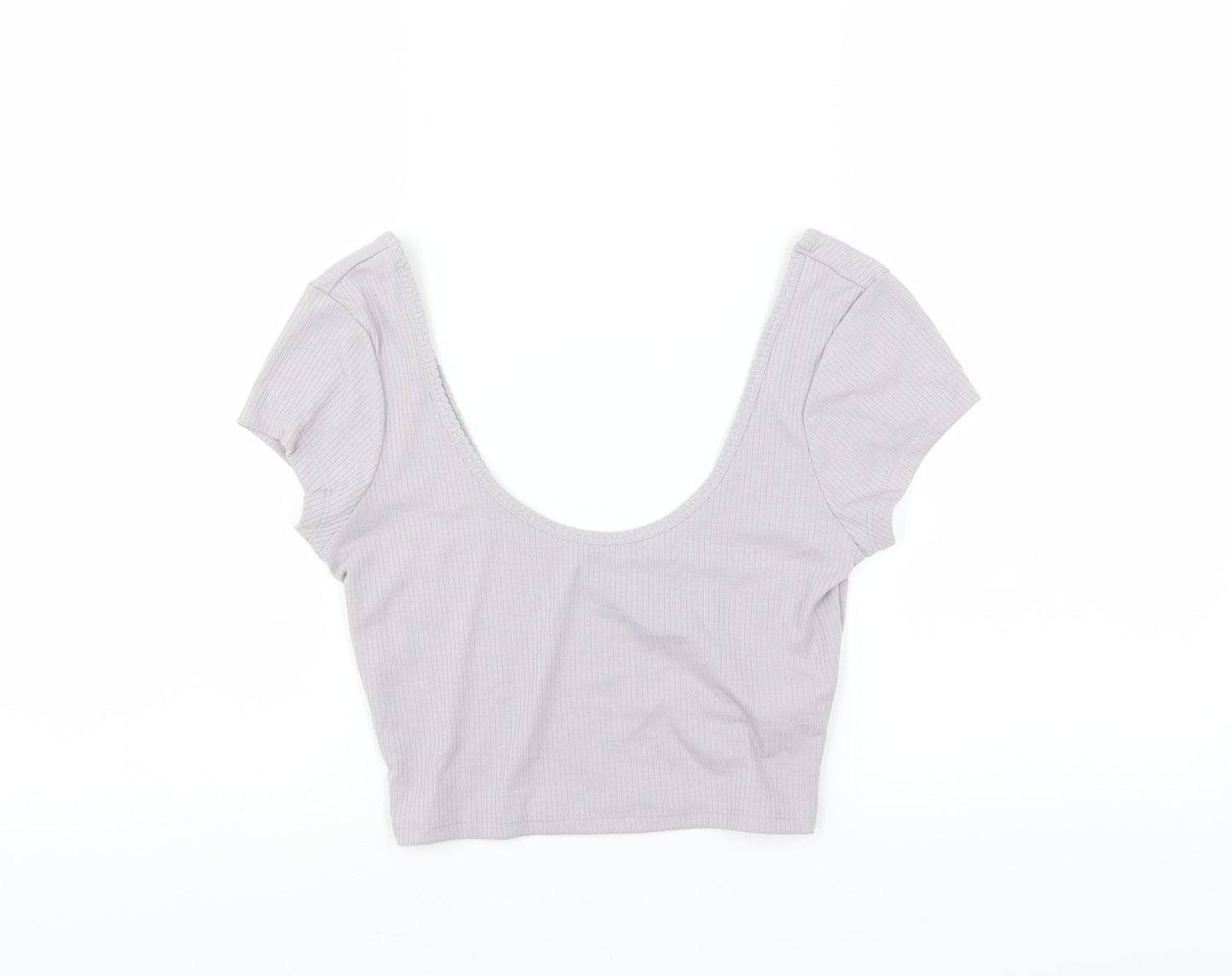 Primark Womens Purple   Basic T-Shirt Size XS  - CROPPED