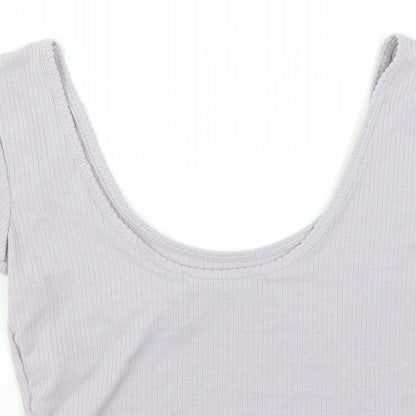 Primark Womens Purple   Basic T-Shirt Size XS  - CROPPED