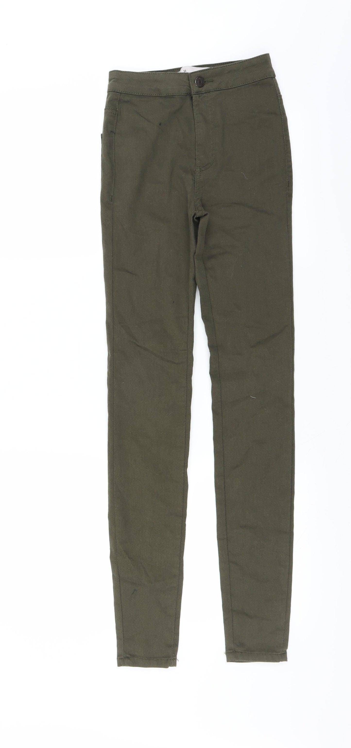 Primark Womens Green   Skinny Jeans Size 4 L29 in