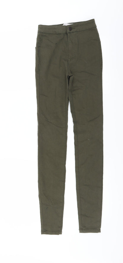 Primark Womens Green   Skinny Jeans Size 4 L29 in