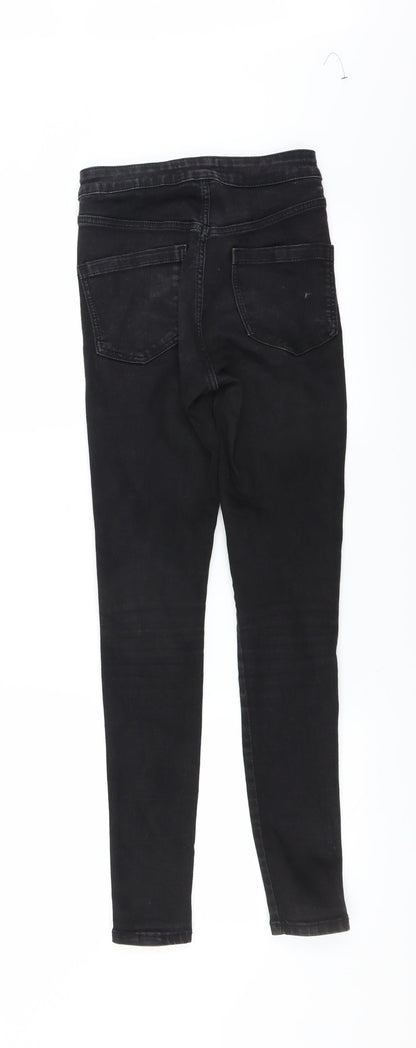 Miss Selfridge Womens Black   Skinny Jeans Size 6 L27 in