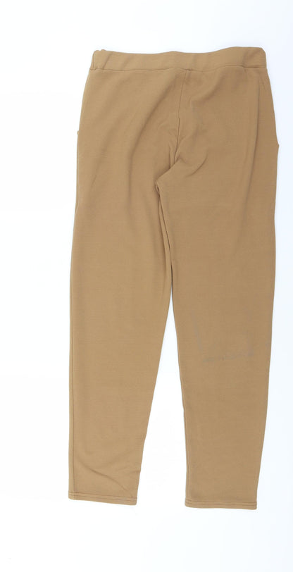 Preworn Womens Beige   Trousers  Size 12 L27 in