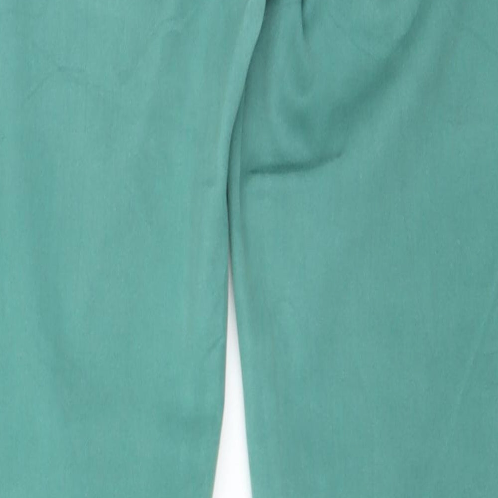 Womens UK Size XL Preworn Slim Fit Skinny Green Jeans