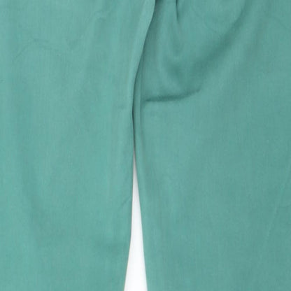 Womens UK Size XL Preworn Slim Fit Skinny Green Jeans