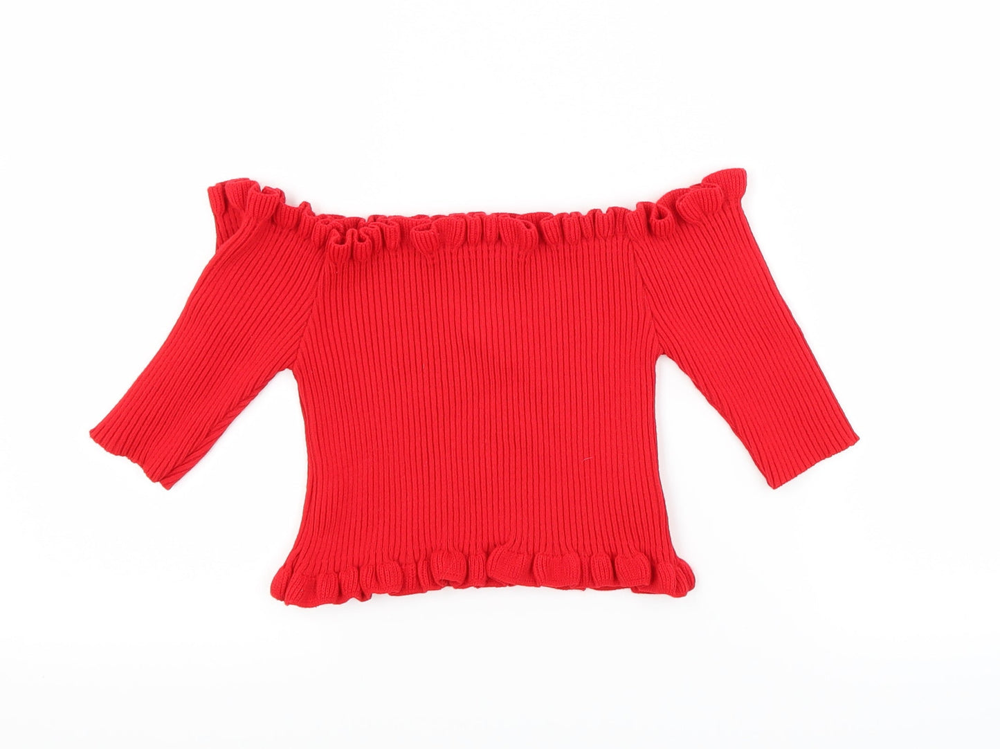New Look Girls Red   Pullover Jumper Size 14 Years  - crop top