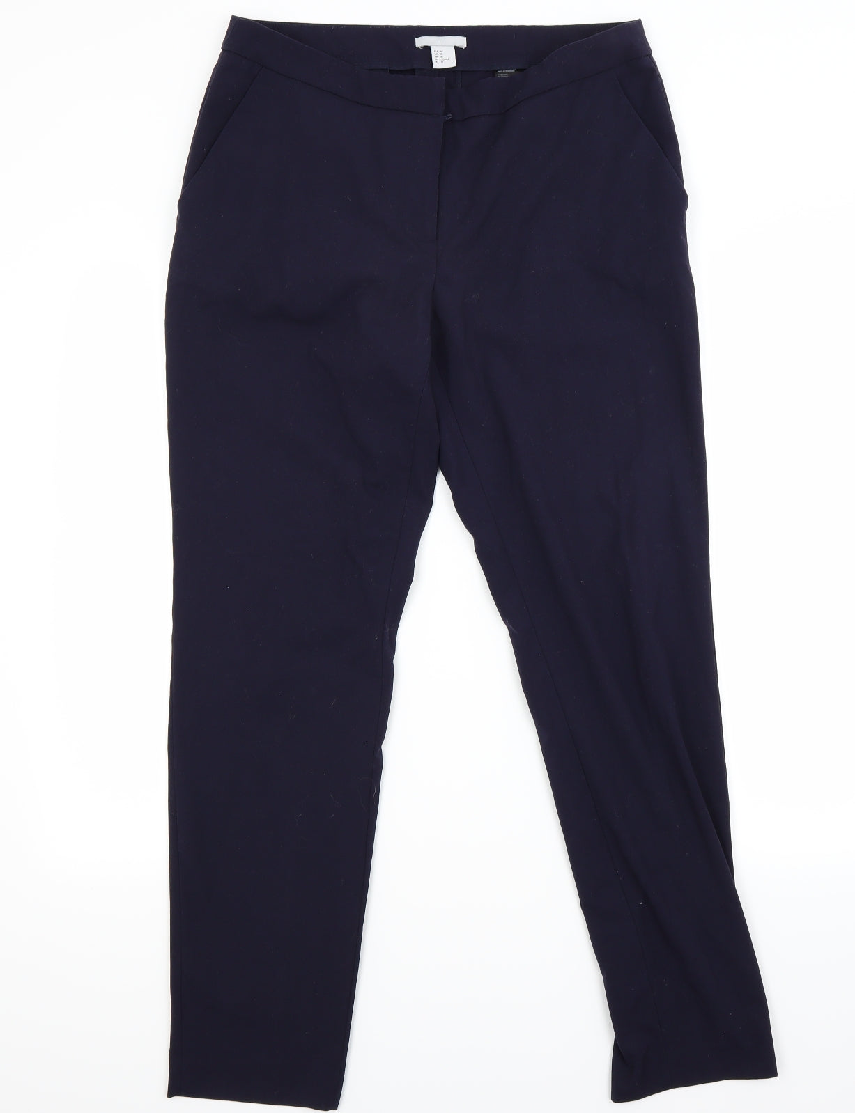 Womens UK Size 12 H&M Regular Fit  Blue Trousers