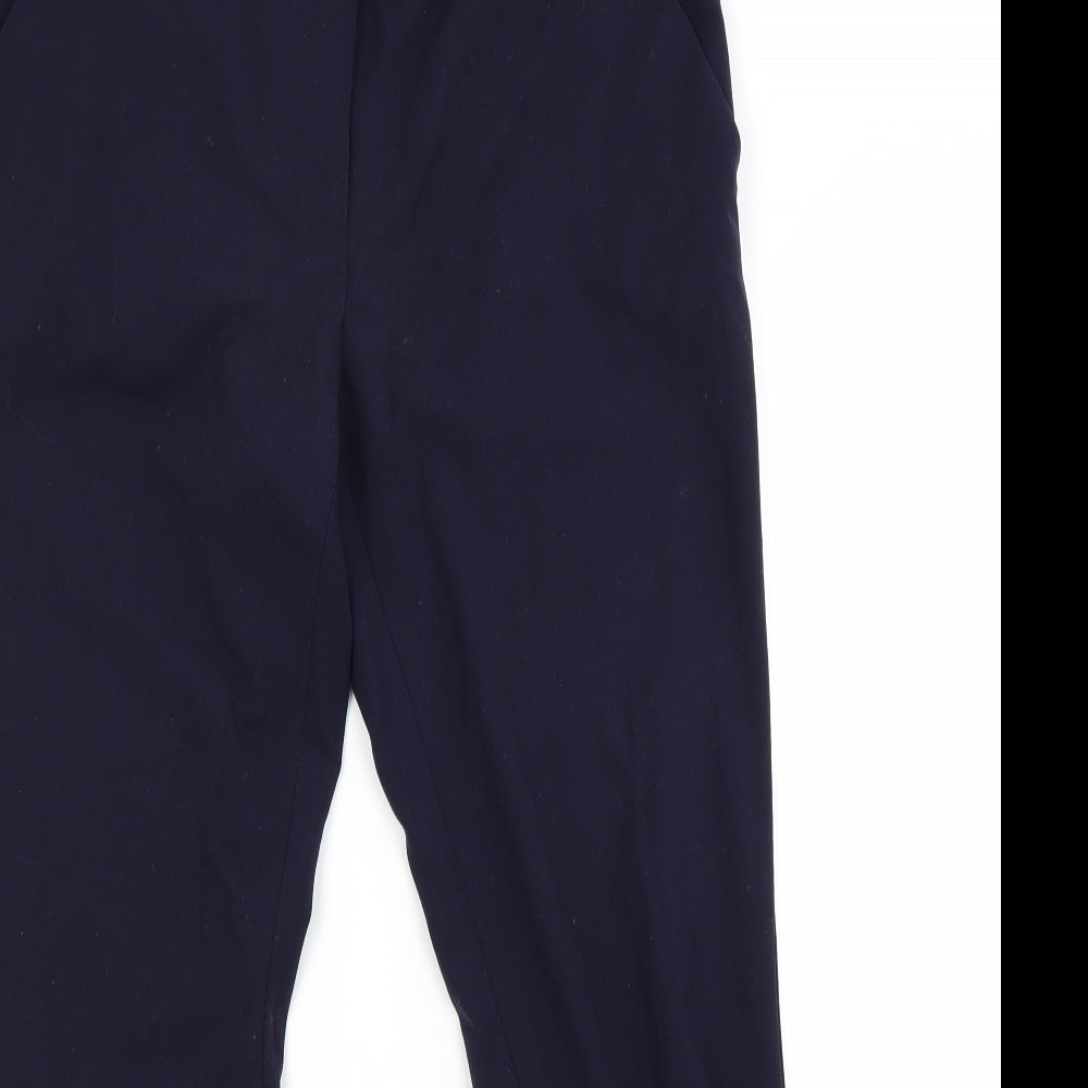 Womens UK Size 12 H&M Regular Fit  Blue Trousers