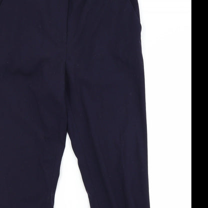 Womens UK Size 12 H&M Regular Fit  Blue Trousers