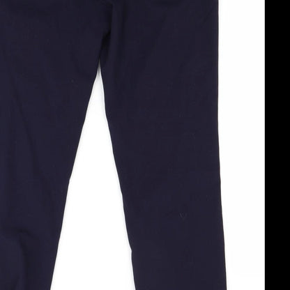 Womens UK Size 12 H&M Regular Fit  Blue Trousers