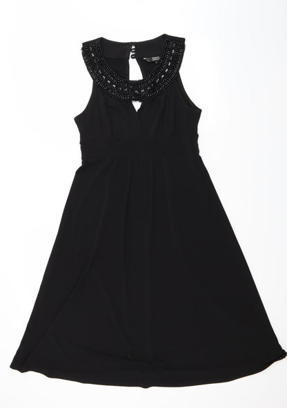 Julien Macdonald Womens Black   A-Line  Size 10