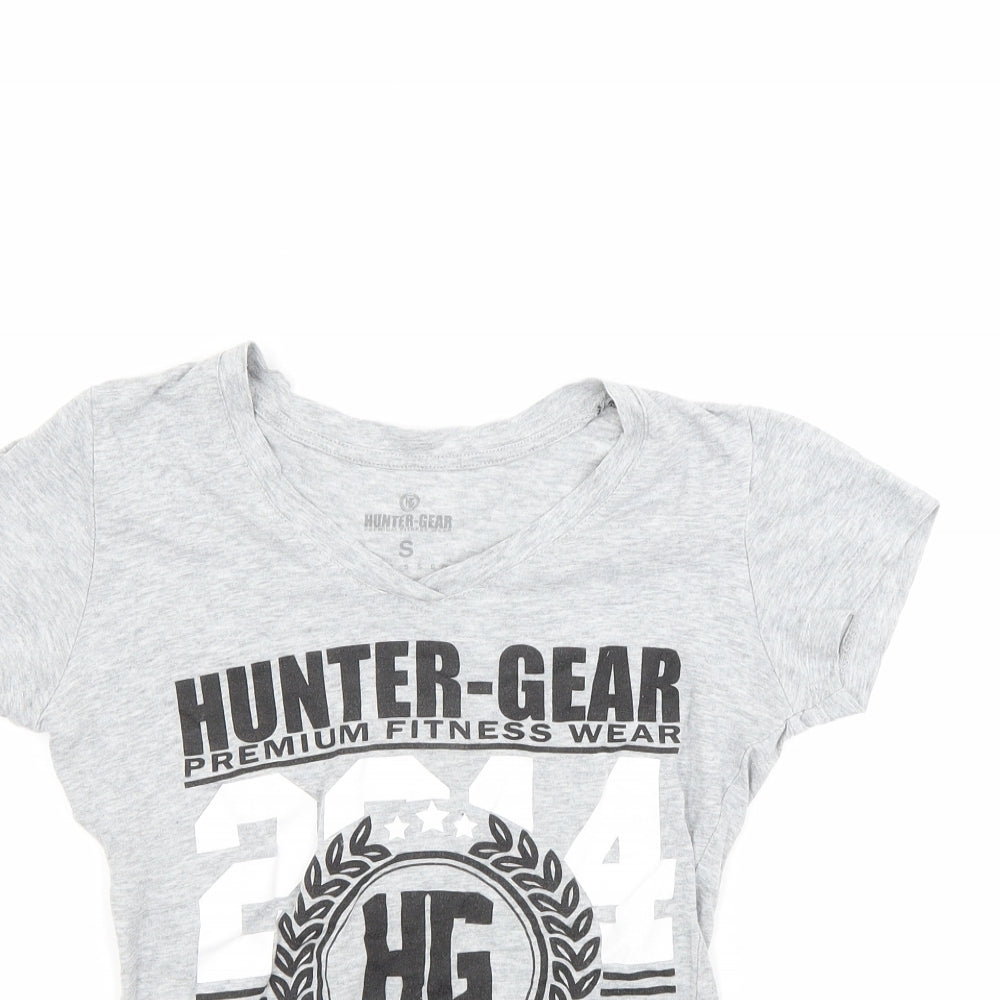 Hunter gear Womens Grey   Basic T-Shirt Size S