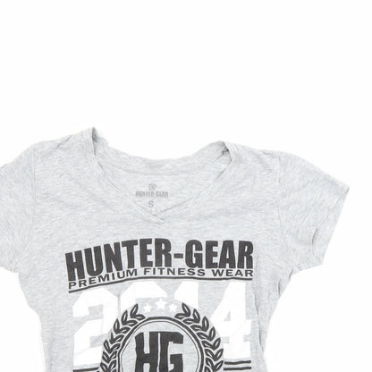 Hunter gear Womens Grey   Basic T-Shirt Size S