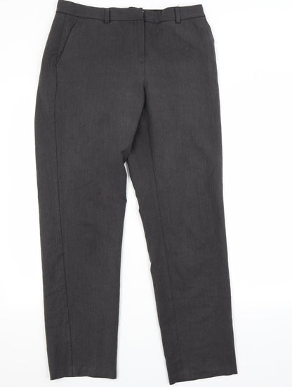 Womens UK Size 12 Marks and Spencer Regular Fit  Grey Trousers