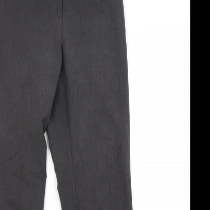 Womens UK Size 12 Marks and Spencer Regular Fit  Grey Trousers