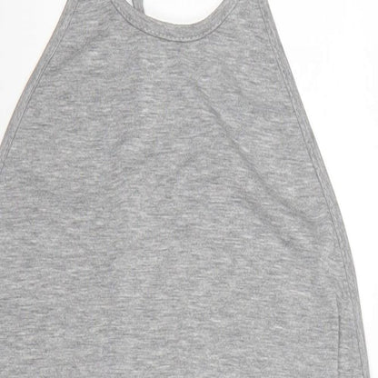 Missguided Womens Grey   Tank Dress  Size 12  - Mini
