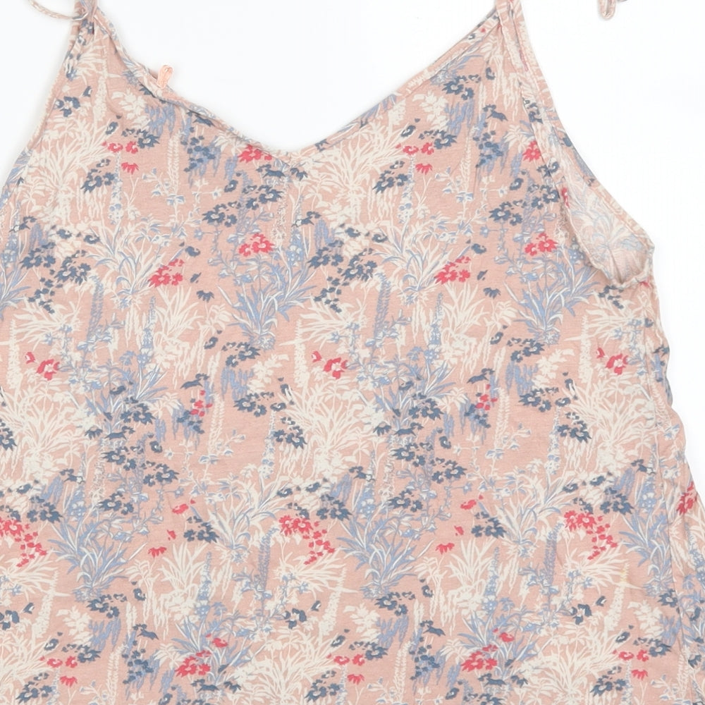 Womens UK Size 12 NEXT Pink Basic Tank