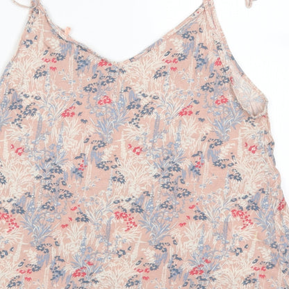 Womens UK Size 12 NEXT Pink Basic Tank