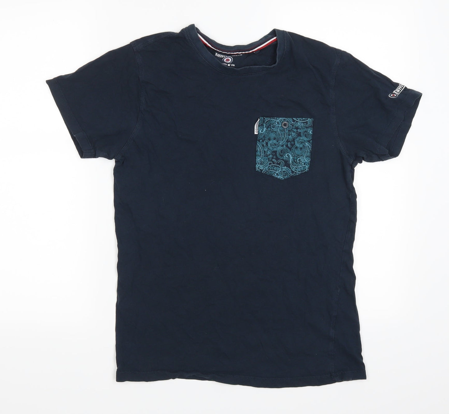 Lambretta Mens Blue    T-Shirt Size S