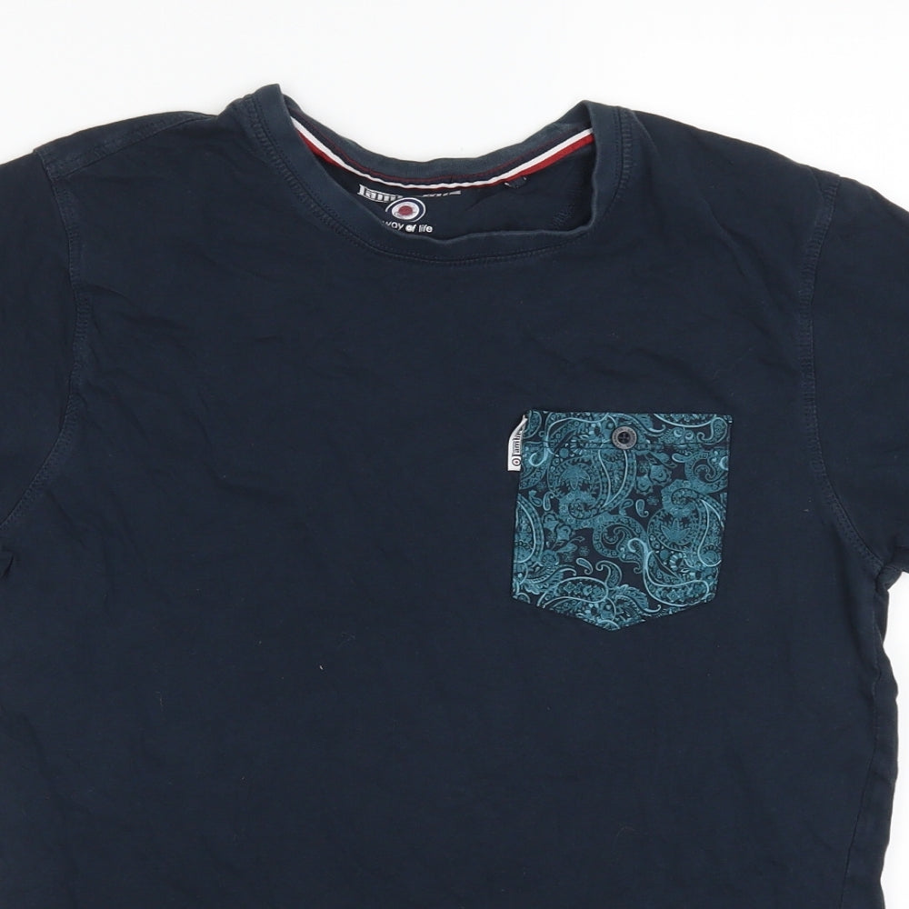 Lambretta Mens Blue    T-Shirt Size S
