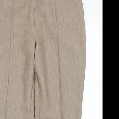 Womens UK Size 18 Marks and Spencer Regular Fit  Beige Trousers