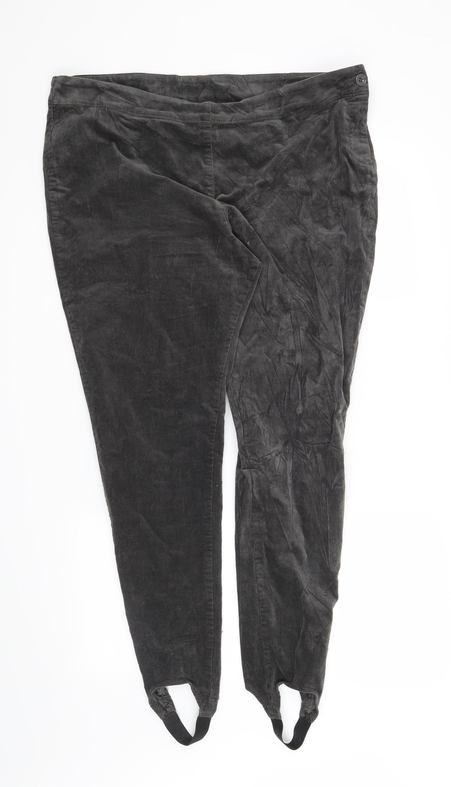 Marks and Spencer Womens Grey   Trousers  Size 18 L30 in