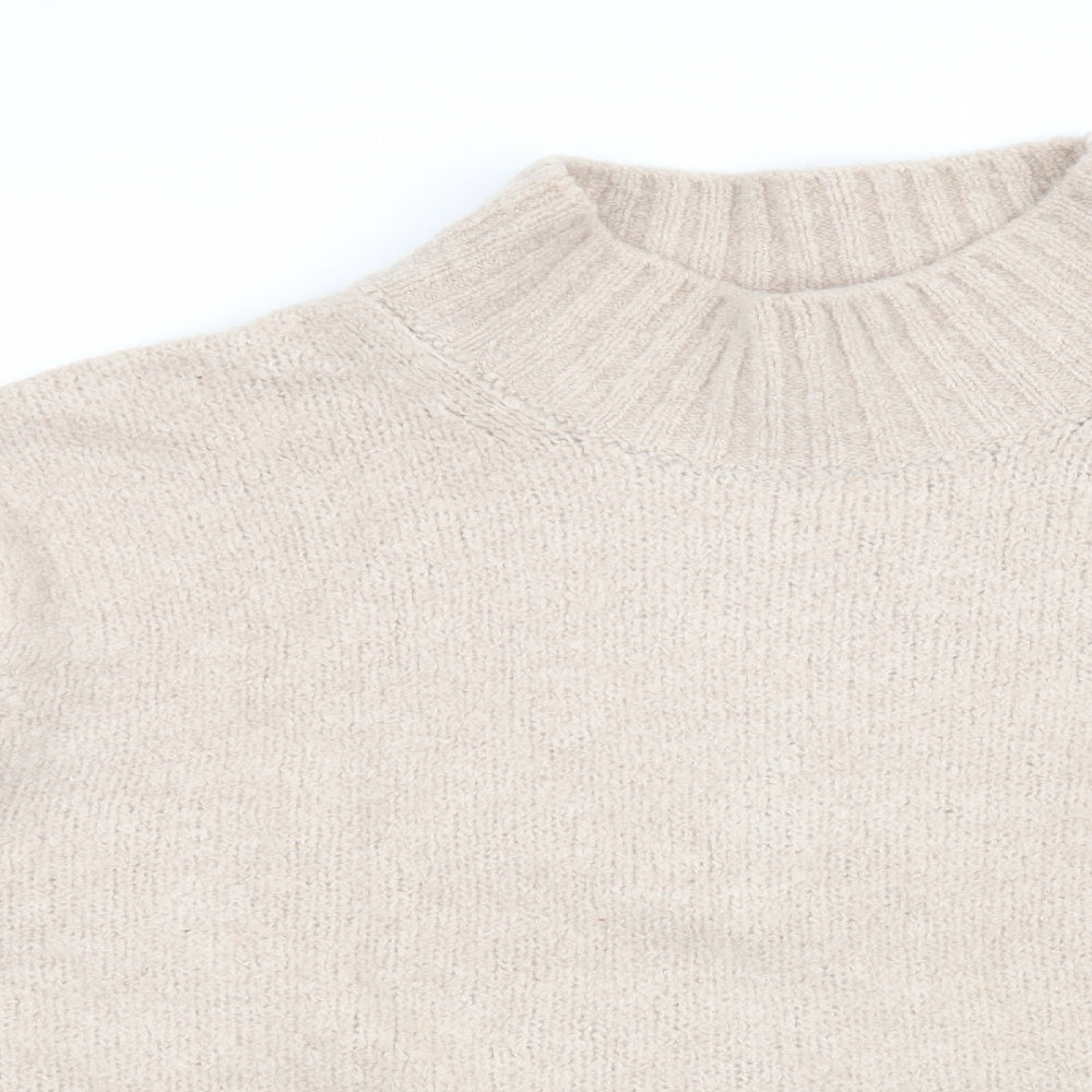 H&M Womens Beige   Pullover Jumper Size M
