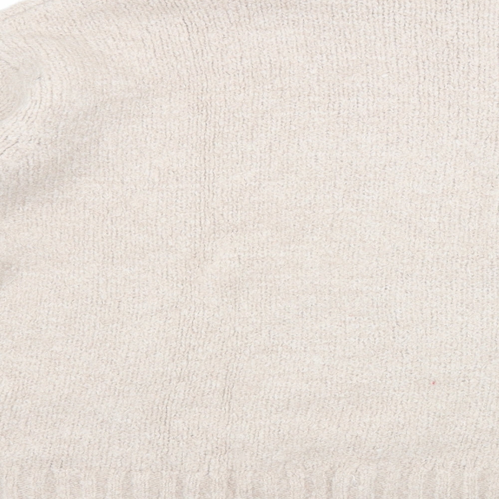 H&M Womens Beige   Pullover Jumper Size M