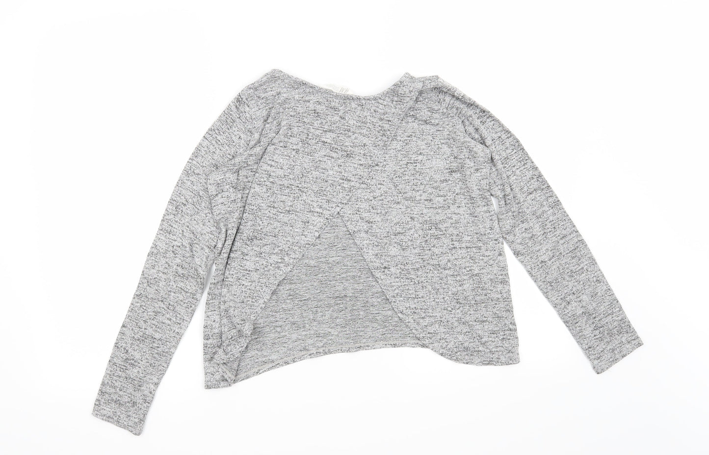 H&M Girls Grey   Pullover Sweatshirt Size 11-12 Years  - Everything is going to be fine