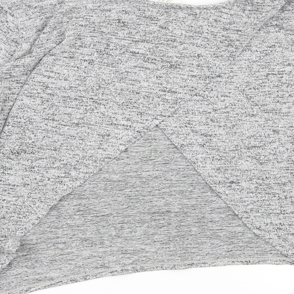 H&M Girls Grey   Pullover Sweatshirt Size 11-12 Years  - Everything is going to be fine