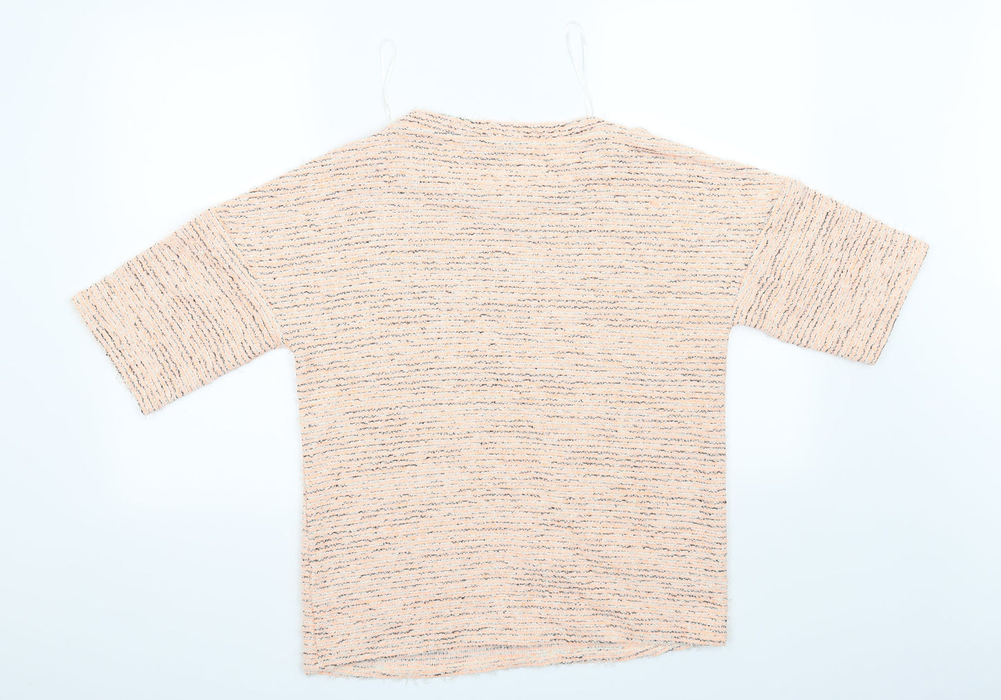 F&F Womens Orange   Henley Sweatshirt Size 8