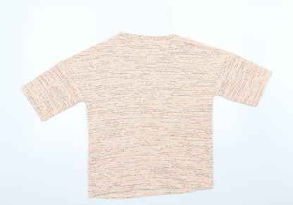 F&F Womens Orange   Henley Sweatshirt Size 8