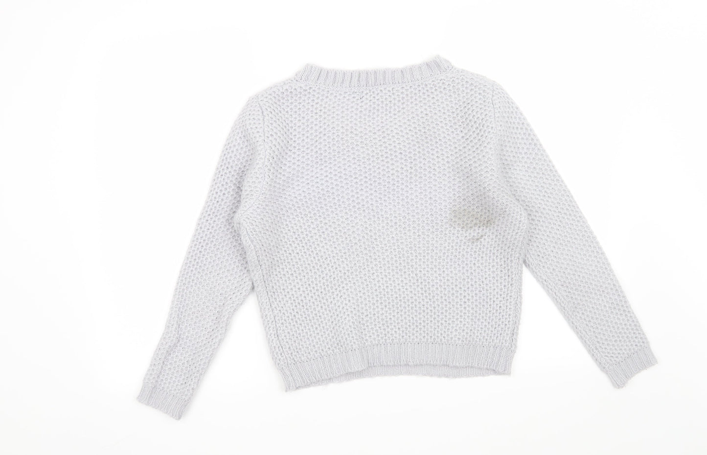 New Look Girls Grey   Pullover Jumper Size 12-13 Years