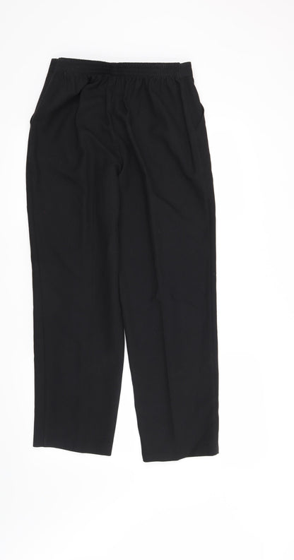 Womens UK Size 10 Marks and Spencer Regular Fit  Black Trousers