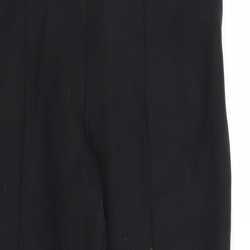 Womens UK Size 10 Marks and Spencer Regular Fit  Black Trousers