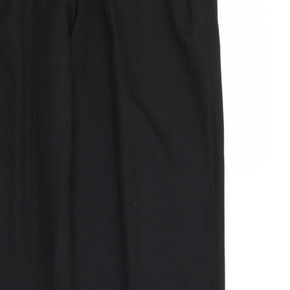 Womens UK Size 10 Marks and Spencer Regular Fit  Black Trousers