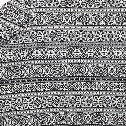 F&F Womens Black Geometric  Cardigan Jumper Size 14