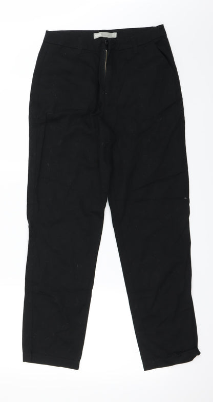 Womens UK Size 8 ASOS Regular Fit  Black Trousers