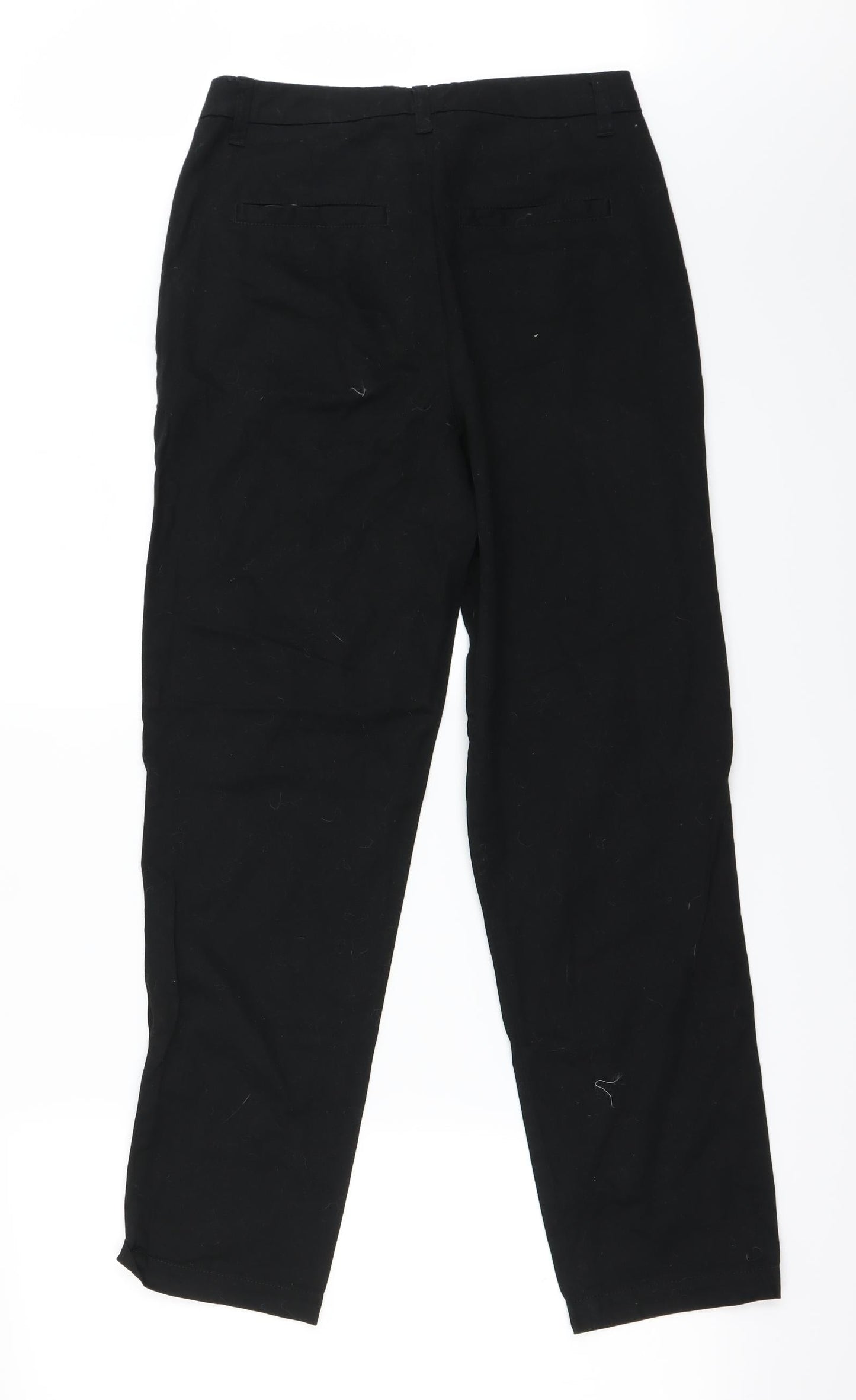 Womens UK Size 8 ASOS Regular Fit  Black Trousers