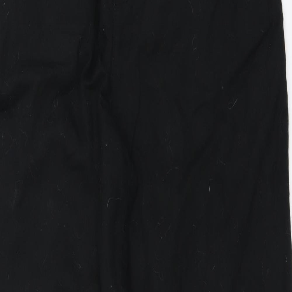 Womens UK Size 8 ASOS Regular Fit  Black Trousers