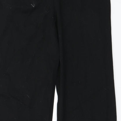 Womens UK Size 8 ASOS Regular Fit  Black Trousers