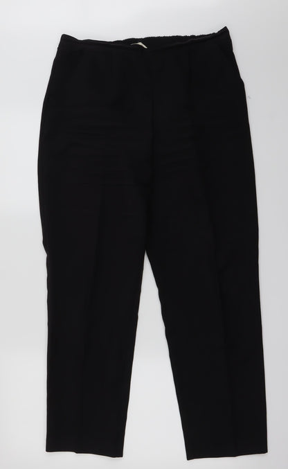 Classic Womens Black   Trousers  Size 12 L25 in