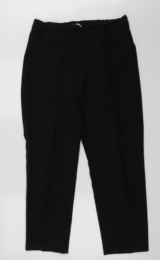 Classic Womens Black   Trousers  Size 12 L25 in