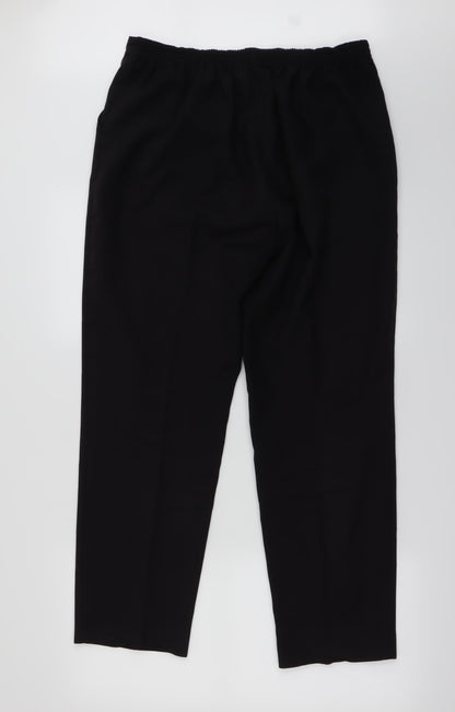 Classic Womens Black   Trousers  Size 12 L25 in