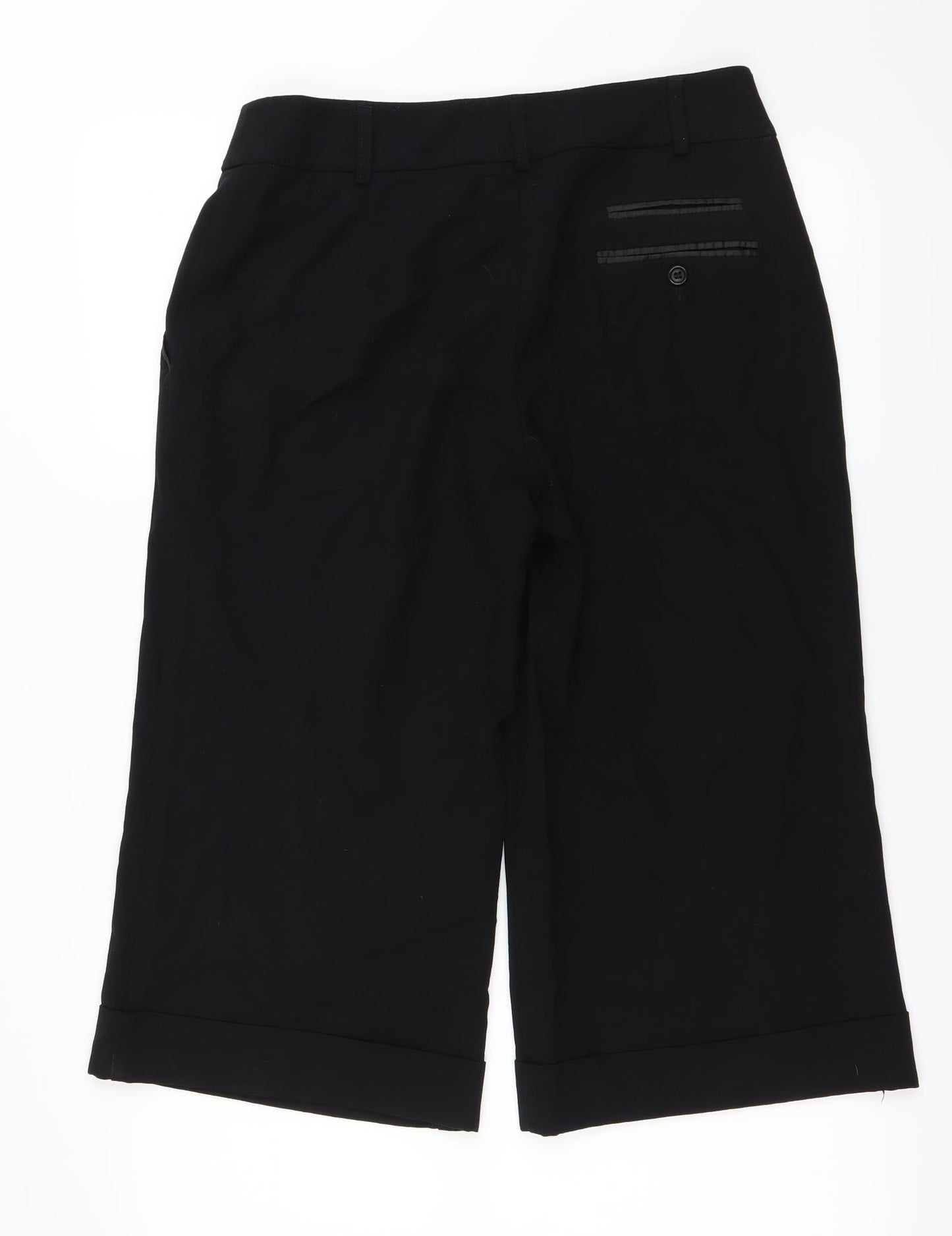 Womens UK Size 12 Marks and Spencer Regular Fit  Black Trousers