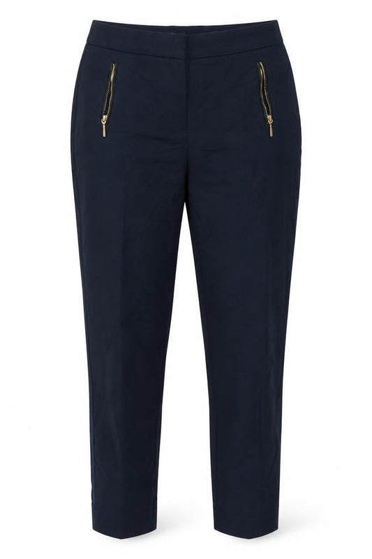 Womens UK Size 8 Autograph Regular Fit  Blue Trousers