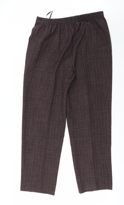 BM Womens Purple   Trousers  Size 14 L23 in