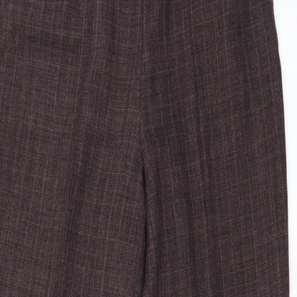 BM Womens Purple   Trousers  Size 14 L23 in