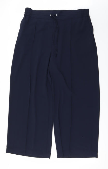 Womens UK Size 34 Marks and Spencer Regular Fit  Blue Trousers