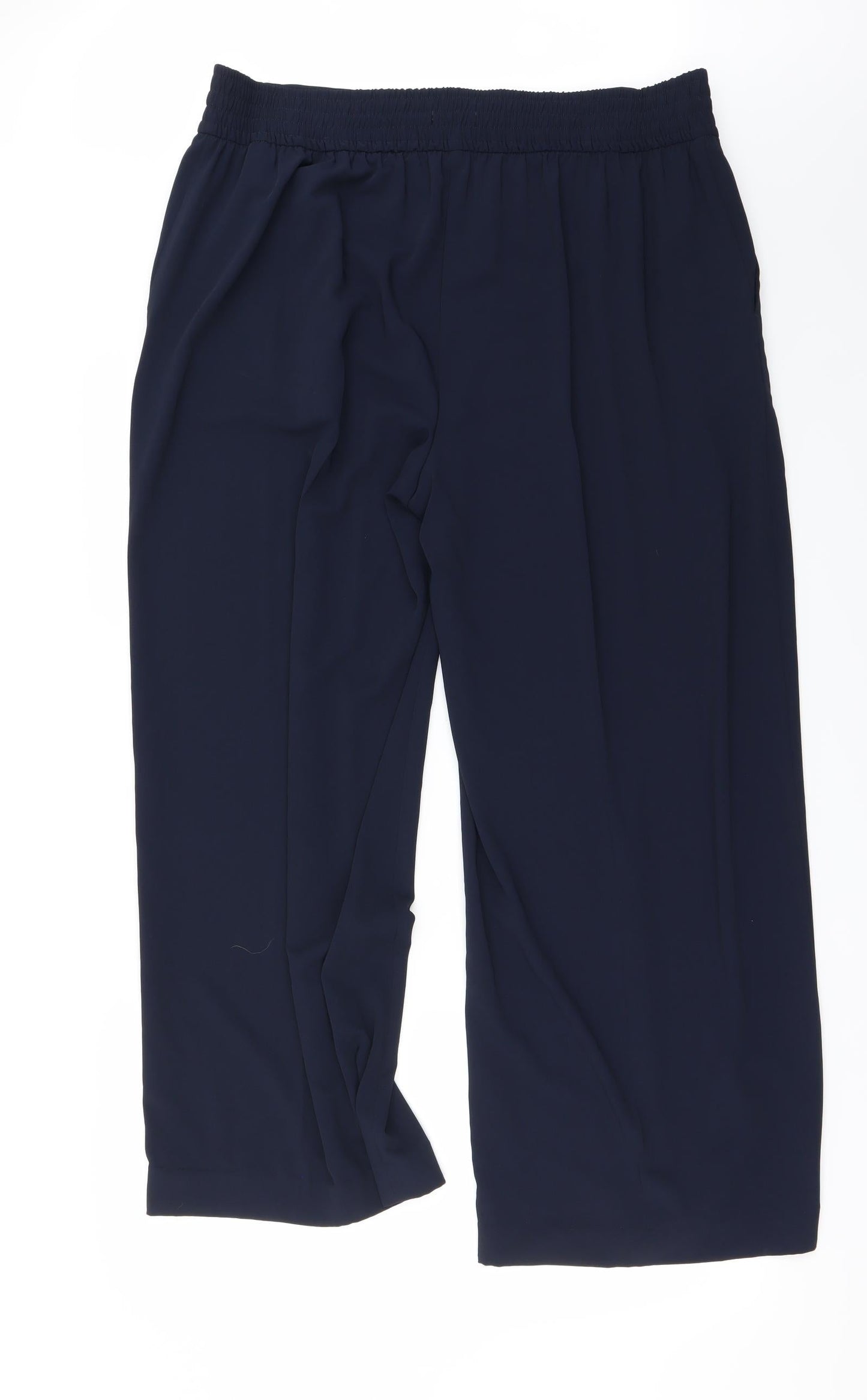 Womens UK Size 34 Marks and Spencer Regular Fit  Blue Trousers